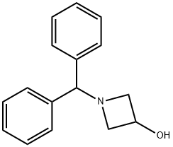 1-(Diphenylmethyl)-3-hydroxyazetidine 구조식 이미지
