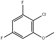 2-CHLORO-3,5-DIFLUOROANISOLE Structure