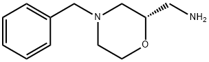 (S)-(4-벤질모폴린-2-일)메타나민 구조식 이미지