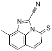 4H-Imidazo[4,5,1-ij]quinoline-2-carbonitrile,  9-methyl-4-thioxo- 구조식 이미지