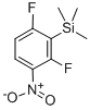 1,3-DIFLUORO-4-NITRO-2-(TRIMETHYLSILYL)BENZENE Structure