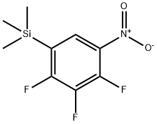1-NITRO-2,3,4-TRIFLUORO-5-(TRIMETHYLSILYL)BENZENE Structure