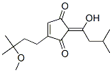 2-(1-Hydroxy-3-methylbutylidene)-4-(3-methoxy-3-methylbutyl)-4-cyclopentene-1,3-dione 구조식 이미지