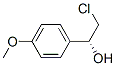 (R)-2-Chloro-1-(4-methoxyphenyl)ethanol 구조식 이미지