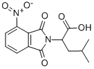 4-METHYL-2-(4-NITRO-1,3-DIOXO-1,3-DIHYDRO-ISOINDOL-2-YL)-PENTANOIC ACID 구조식 이미지
