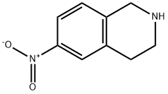 6-NITRO-1,2,3,4-TETRAHYDRO-ISOQUINOLINE Structure