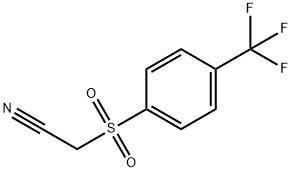 (4-TRIFLUOROMETHYLBENZENESULFONYL)ACETONITRILE Structure