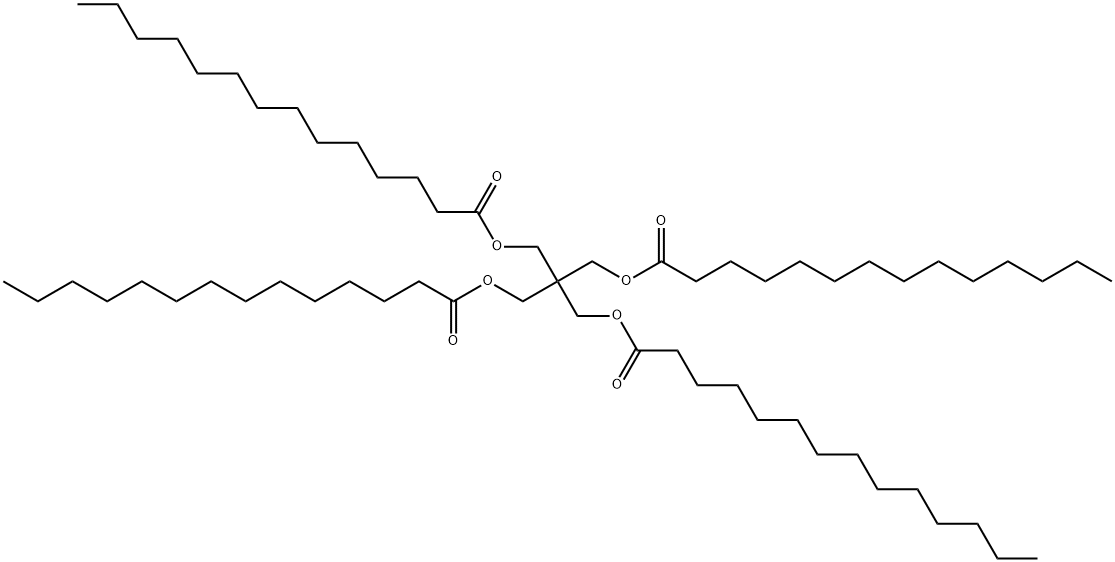 PENTAERYTHRITYL TETRAMYRISTATE Structure