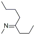 N-(1-프로필펜틸리덴)메틸아민 구조식 이미지