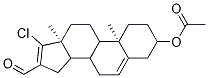 (10R,13S)-17-chloro-16-forMyl-
10,13-diMethyl-2,3,4,7,8,9,10,
11,12,13,14,15-dodecahydro-
1H-cyclopenta[a]phenanthren-3-
yl acetate Structure