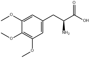 (S)-2-AMINO-3-(3,4,5-TRIMETHOXY-PHENYL)-PROPIONIC ACID Structure