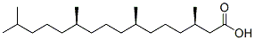 (3R,7R,11R)-3,7,11,15-tetramethylhexadecanoic acid Structure