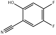 4,5-DIFLUORO-2-HYDROXYBENZONITRILE Structure