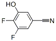 Benzonitrile, 3,4-difluoro-5-hydroxy- (9CI) Structure