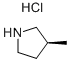 (S)-3-METHYL-PYRROLIDINE HYDROCHLORIDE
 Structure
