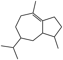 1,2,3,5,6,7,8,8a-Octahydro-1,4-dimethyl-7-isopropylazulene Structure