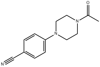 4-(4-Acetyl-1-piperazinyl)benzonitrile 구조식 이미지