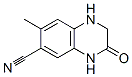 6-Quinoxalinecarbonitrile,1,2,3,4-tetrahydro-7-methyl-3-oxo-(9CI) 구조식 이미지