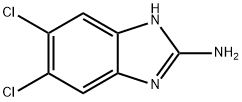 5,6-DICHLORO-1H-BENZIMIDAZOL-2-AMINE 구조식 이미지