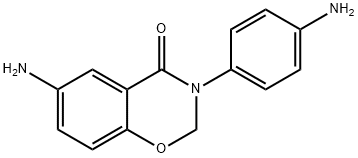 6-Amino-3-(4-aminophenyl)-2H-1,3-benzoxazin-4(3H)-one 구조식 이미지