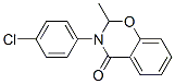 3-(4-Chlorophenyl)-2-methyl-2H-1,3-benzoxazin-4(3H)-one 구조식 이미지