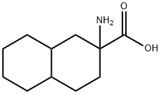 2-AMINO-DECAHYDRO-2-NAPHTHALENECARBOXYLIC ACID Structure