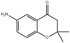 6-아미노-2,2-다이메틸-크롬-4-원 구조식 이미지