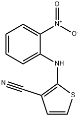2-[(2-니트로페닐)아미노]-3-시아노티오펜 구조식 이미지
