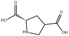 2,4-피롤리딘디카르복실산,(2S)-(9CI) 구조식 이미지