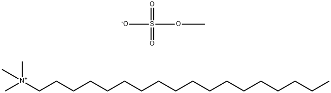 trimethyl(octadecyl)ammonium methyl sulphate  Structure