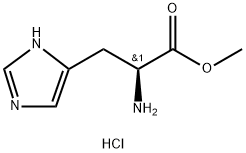 L-히스티딘,메틸에스테르,모노염산염 구조식 이미지
