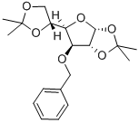 3-O-Benzyl-1,2,5,6-di-O-isopropylidene-alpha-D-glucofuranose Structure