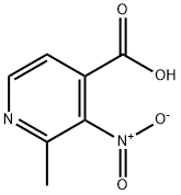 4-Pyridinecarboxylic acid, 2-methyl-3-nitro- Structure