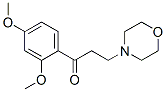 1-(2,4-디메톡시페닐)-3-모르폴리노-1-프로파논 구조식 이미지