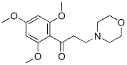 3-모르폴리노-1-(2,4,6-트리메톡시페닐)-1-프로파논 구조식 이미지