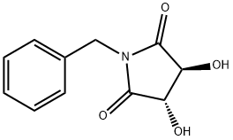 (3S,4S)-(-)-1-BENZYL-3,4-DIHYDROXYPYRROLIDIN-2,5-DIONE 구조식 이미지