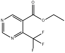 ETHYL-4-TRIFLUOROMETHYL PYRIMIDINE-5-CARBOXYLATE 구조식 이미지