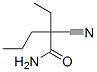 펜탄아미드,2-시아노-2-에틸- 구조식 이미지