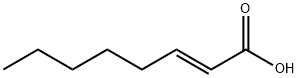 TRANS-2-OCTENOIC ACID 구조식 이미지