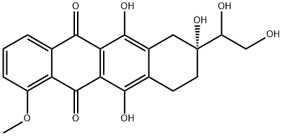 7-Deoxy Doxorubicinol Aglycone Structure