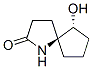 1-Azaspiro[4.4]nonan-2-one,6-hydroxy-,trans-(9CI) 구조식 이미지