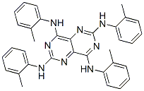 2,4,6,8-테트라키스(o-톨루이디노)피리미도[5,4-d]피리미딘 구조식 이미지