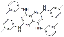 2,4,6,8-Tetrakis(m-toluidino)pyrimido[5,4-d]pyrimidine Structure