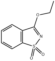 3-에톡시1,2-벤즈이소티아졸1,1-디옥사이드 구조식 이미지