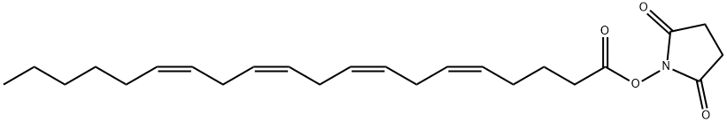 Arachidonic Acid N-HydroxysucciniMidyl Ester 구조식 이미지