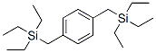 실란,[1,4-페닐렌비스(메틸렌)비스]트리에틸- 구조식 이미지