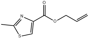 4-Thiazolecarboxylicacid,2-methyl-,2-propenylester(9CI) Structure