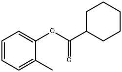 o-tolyl cyclohexanecarboxylate Structure