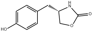 (S)-(-)-4-(4-HYDROXYBENZYL)-2-OXAZOLIDINONE Structure