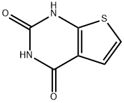 2,4-Dihydroxythieno[2,3-d]pyrimidine 구조식 이미지